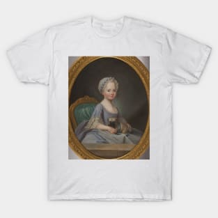 Portrait of Élisabeth of France - Joseph Ducreux T-Shirt